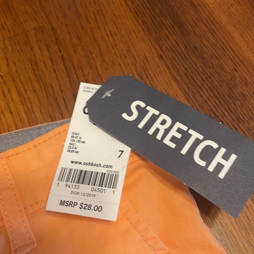 🌸NWT OSH KOSH Boys Stretch Short - size 7